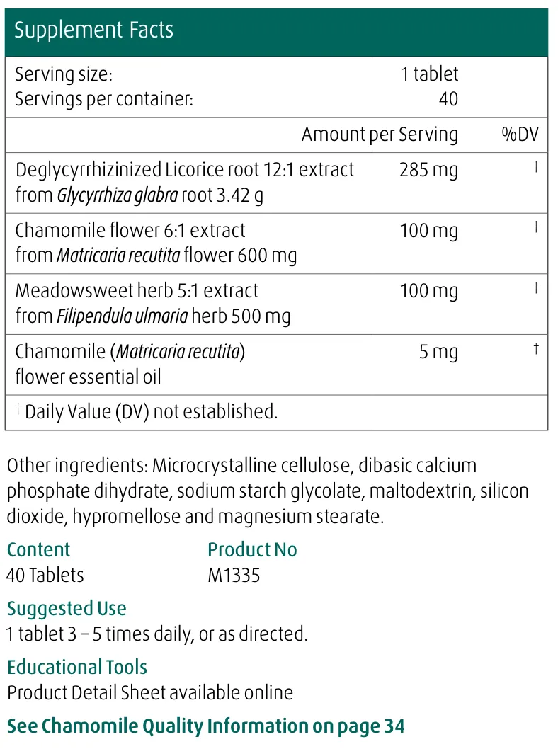 MediHerb HiPep Tables