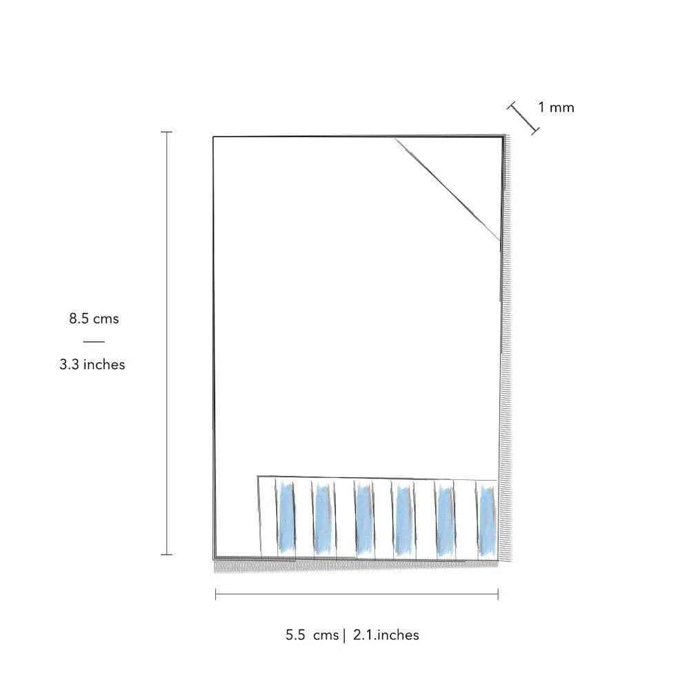 Mini Sleeve - Visiting Card Holder - Assorted Set of 5