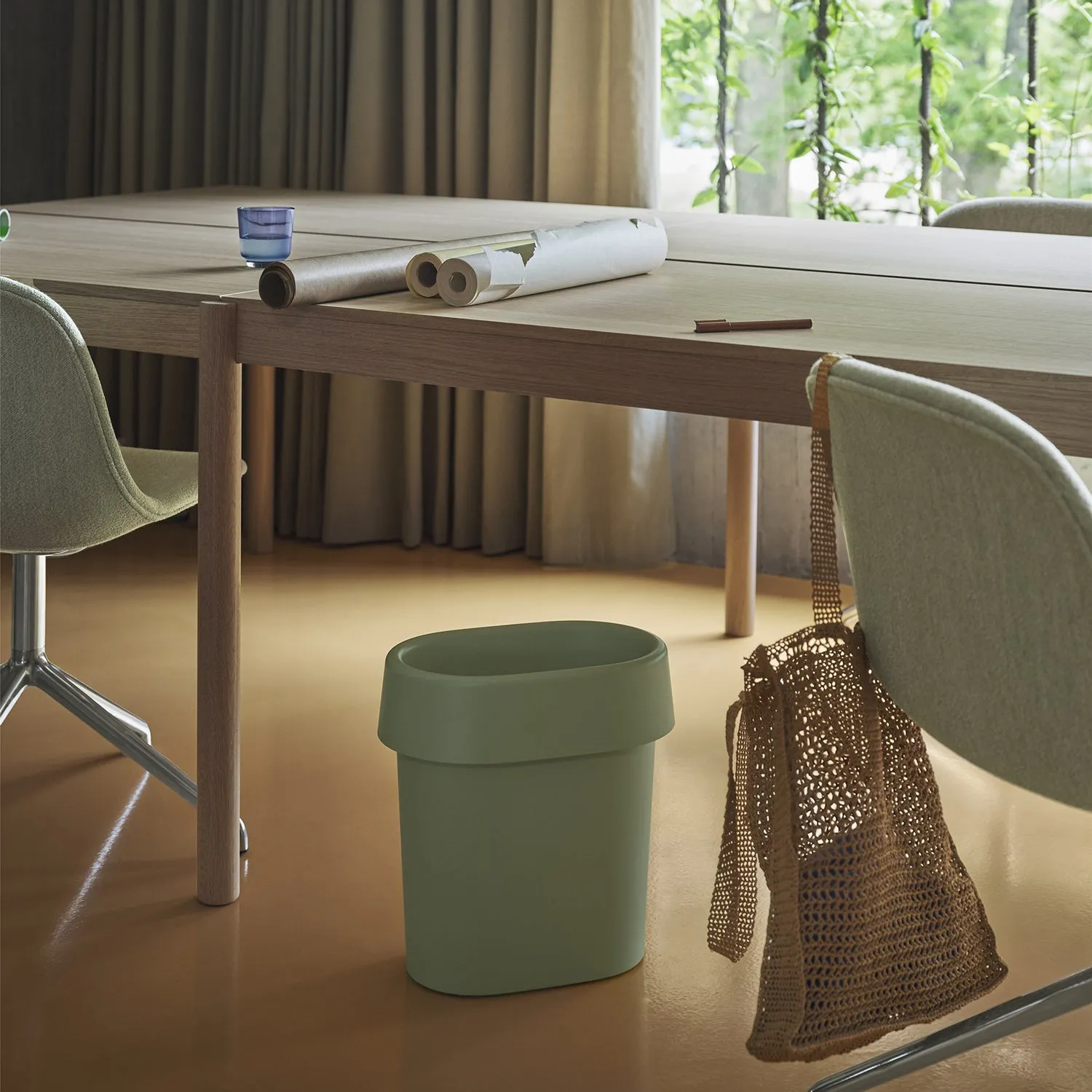 muuto | reduce paper bin | light green
