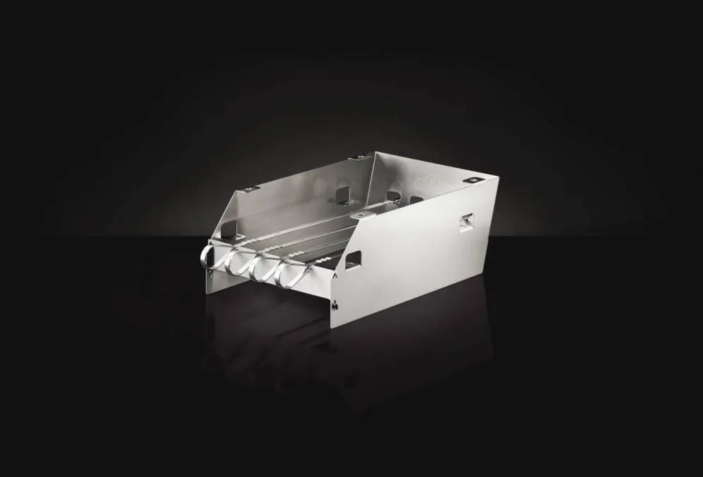 Napoleon Bbq 71301 Side Burner Windshield - Large with Skewer Rack