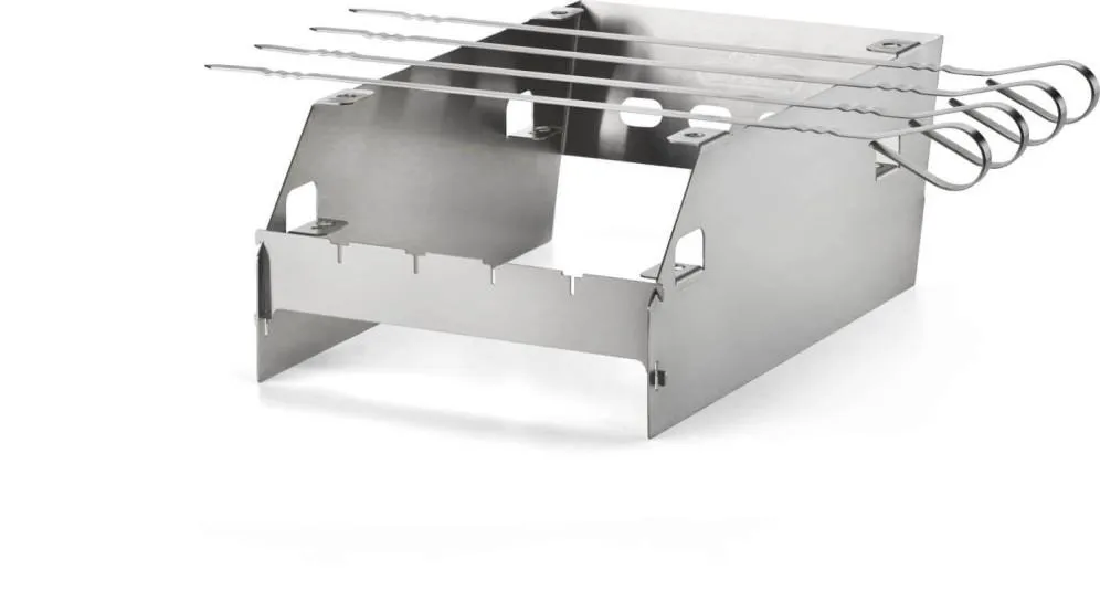Napoleon Bbq 71301 Side Burner Windshield - Large with Skewer Rack