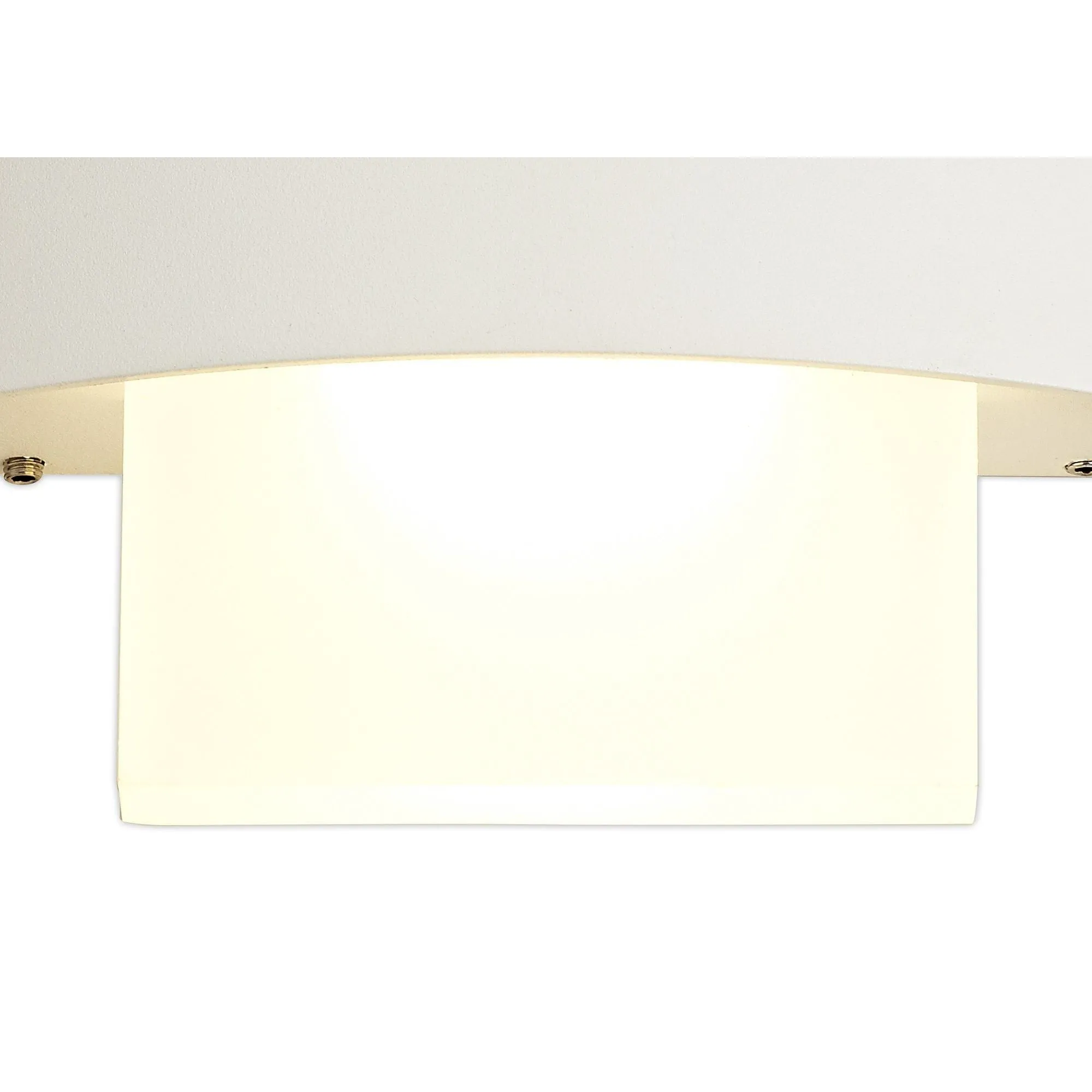 Nelson Lighting NL72059 Lahna Outdoor Up & Downward Lighting Wall Lamp 2 Light LED Sand White