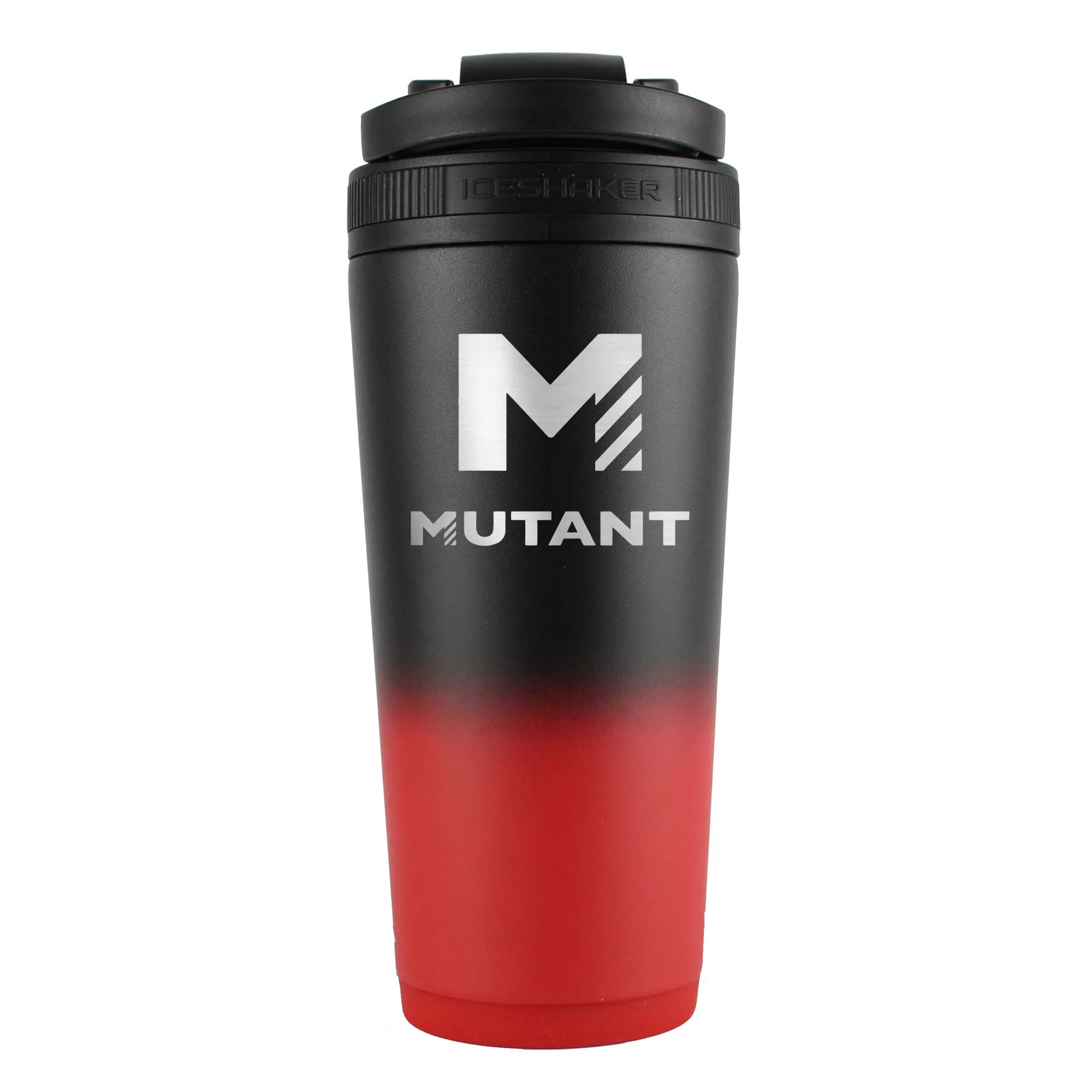 Nick "The Mutant" Walker Custom 26oz Ice Shaker - Red Black Ombre