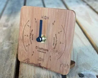 Northcore Surfing and Watersports Accessories Desk Top Bamboo Tide Clock