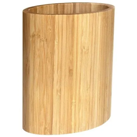 Oval Bamboo Utensil Holder by Totally Bamboo
