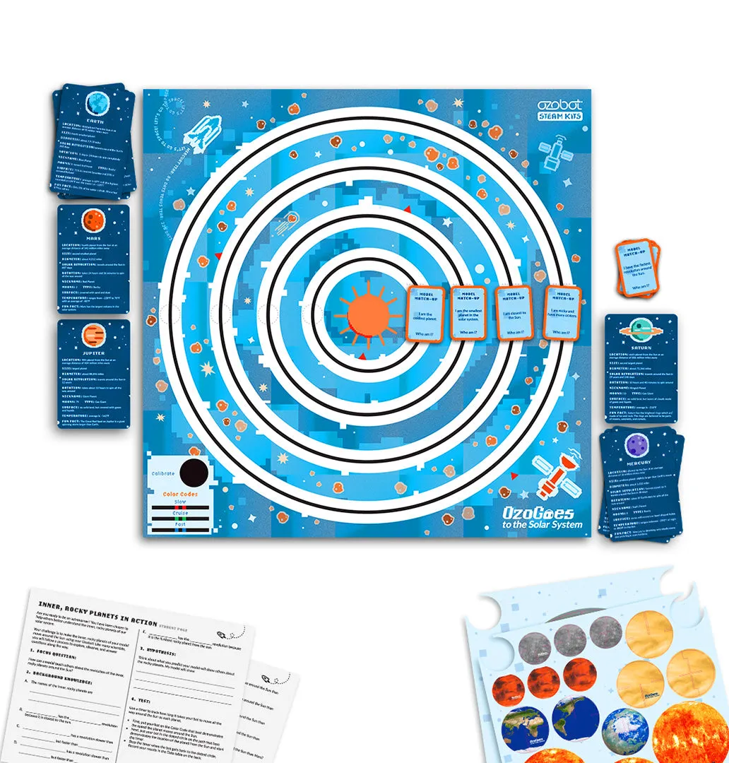 Ozobot STEAM Kit: OzoGoes to the Solar System (8 Pack)