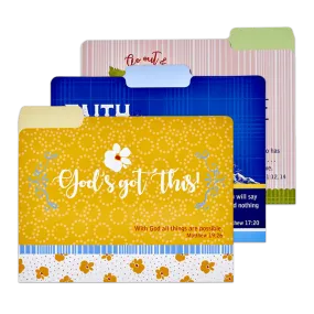 Pack of 6 File Folders - Making A Difference...Inspiring Lives