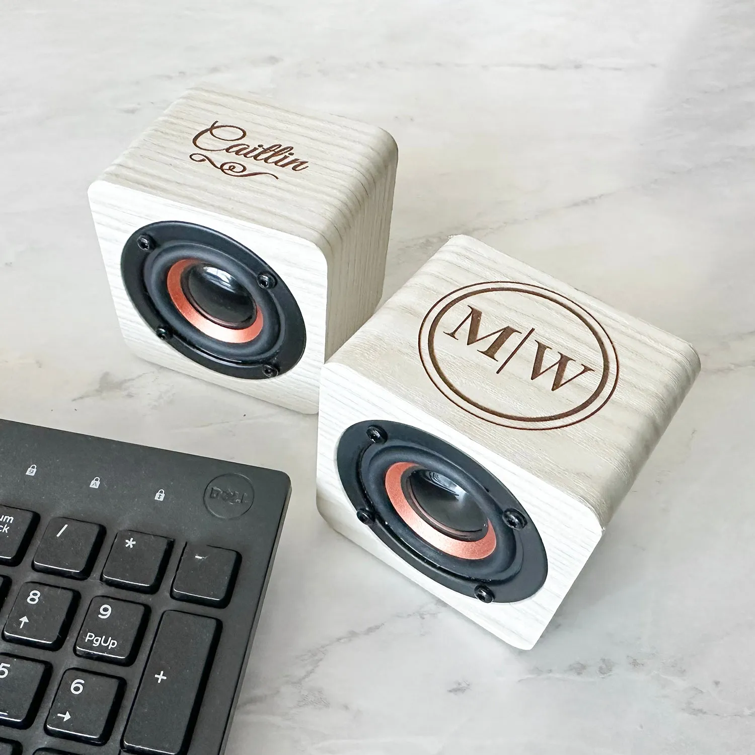 Personalized Wood Bluetooth Speakers
