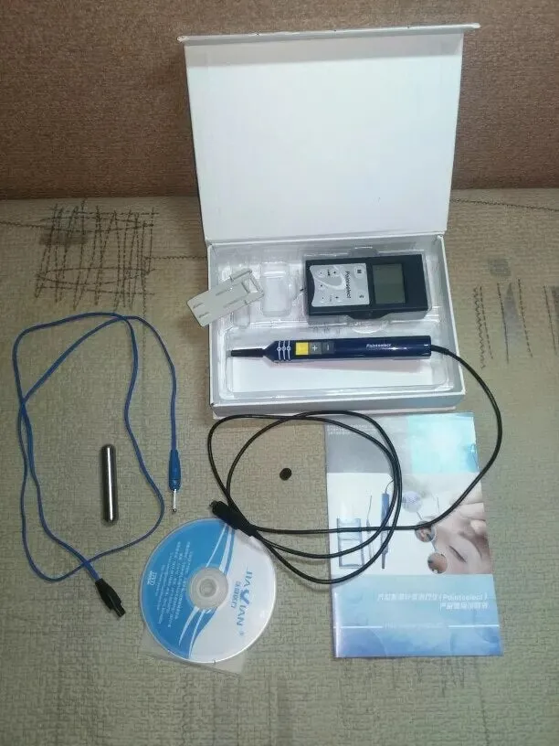 Pointselect Acupuncture Point Detector Pen for Auricular and Body Acupuncture Point Detection and Integrated PuTENS Stimulation