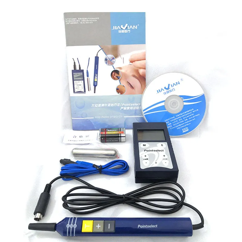 Pointselect Acupuncture Point Detector Pen for Auricular and Body Acupuncture Point Detection and Integrated PuTENS Stimulation