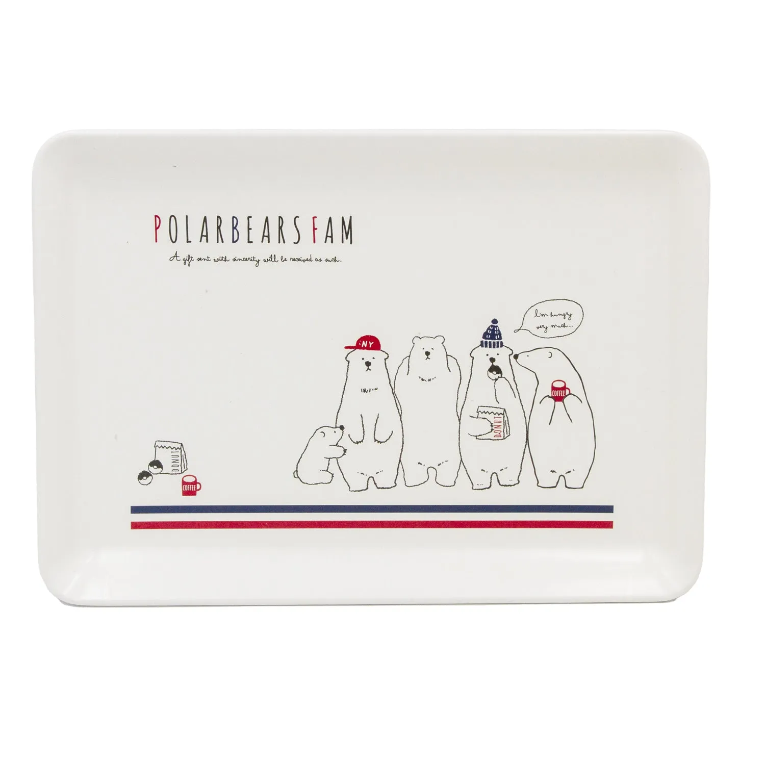 Polar Bears Fam Tray Medium 13"x9" (KT761373)