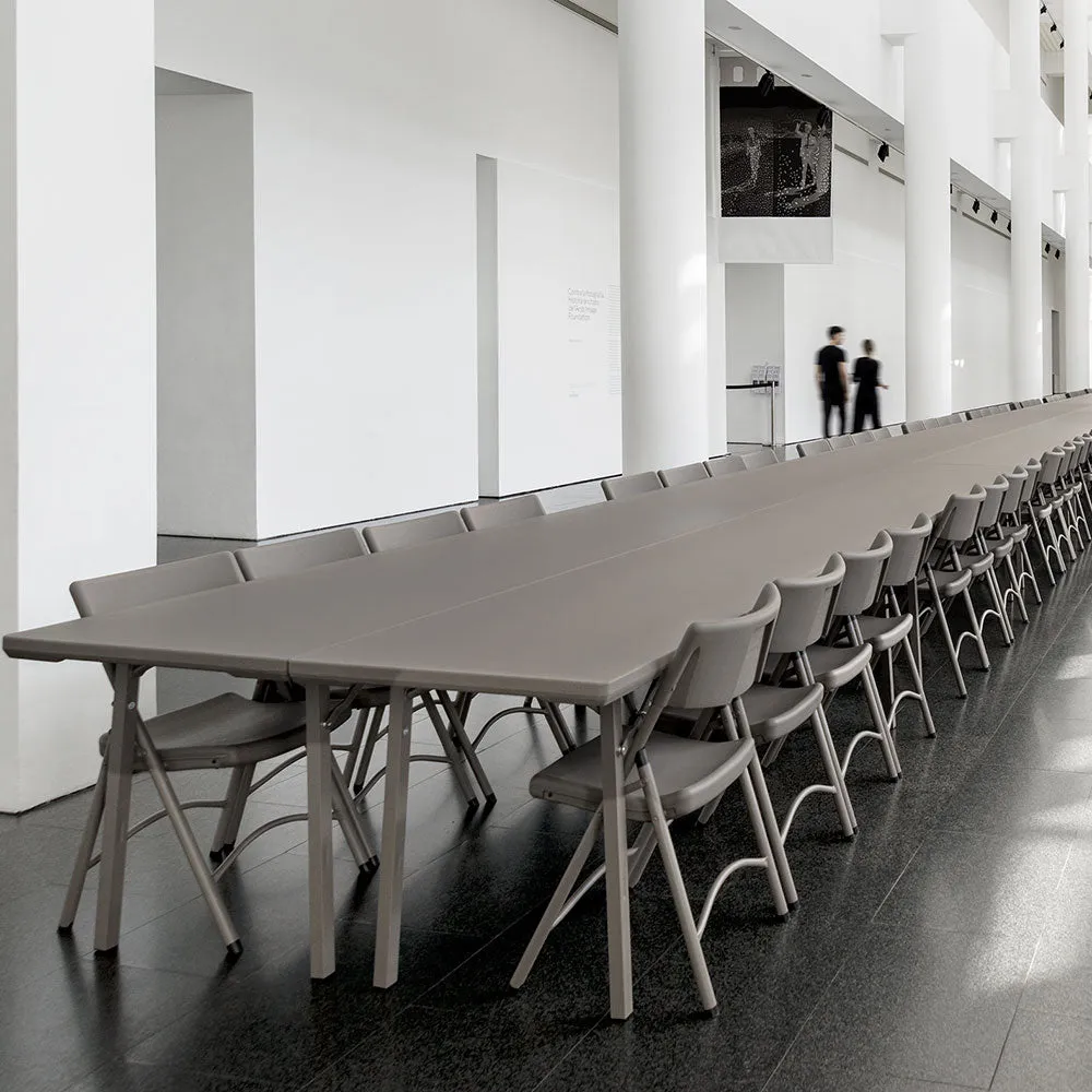 Premium Rectangle Folding Banqueting & Trestle Table - 6ft x 2ft 6in (1830 x 760mm)