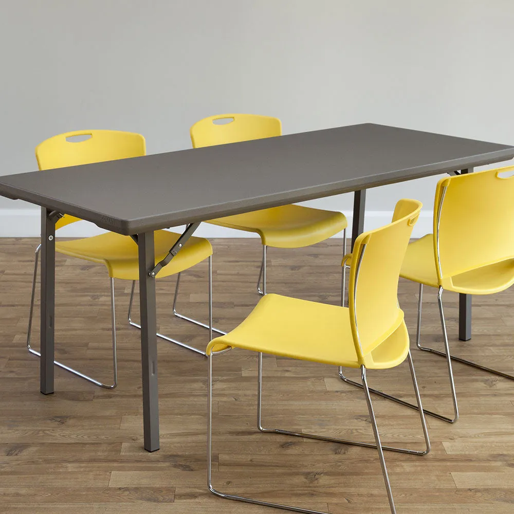 Premium Rectangle Folding Banqueting & Trestle Table - 6ft x 2ft 6in (1830 x 760mm)
