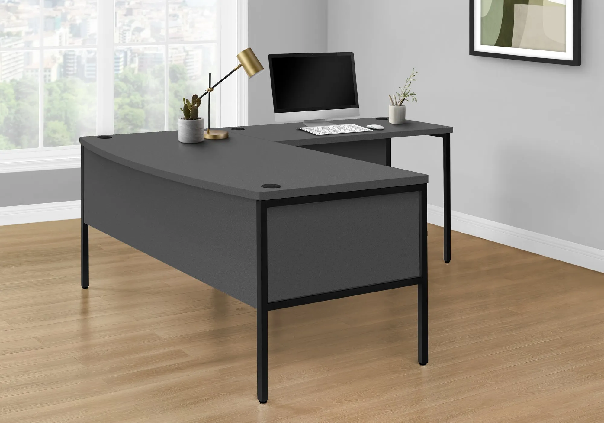 ProWork Executive Desk 72 inch - Premium Home Office Solution with File Storage