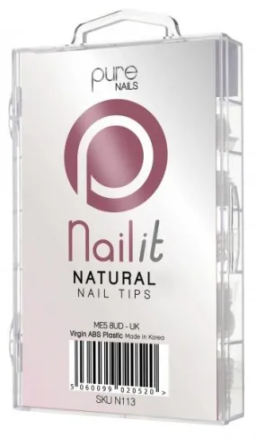 Pure Nails Nail It Natural Nail Tips Refill 50pk