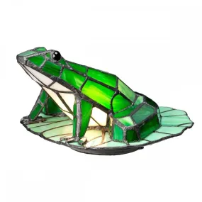 Quoizel QZ-FROG-TL Tiffany Animal Lamps 1 Light Table Lamp Vintage Bronze