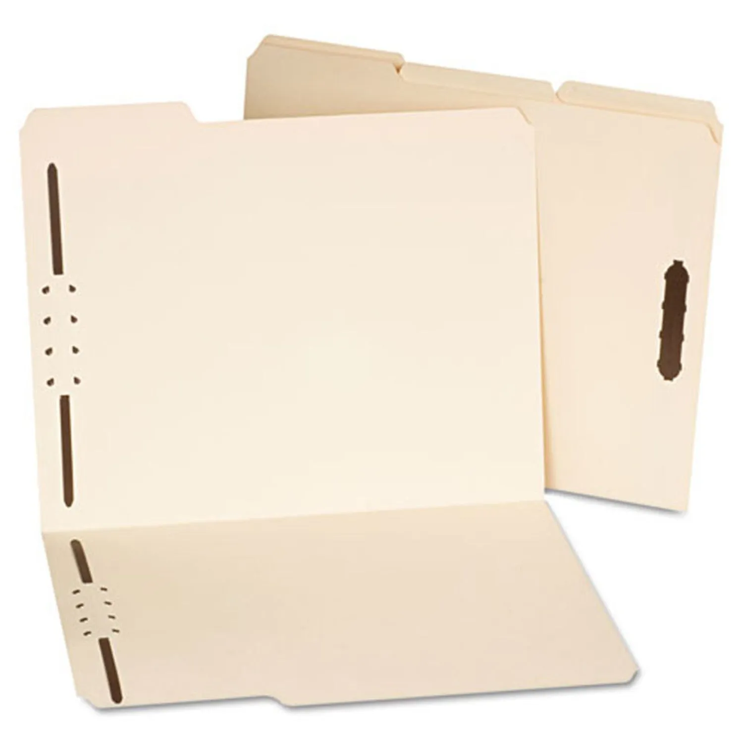 Reinforced Top Tab File Folders w/ Fastener, 3rd-Cut (box of 50)