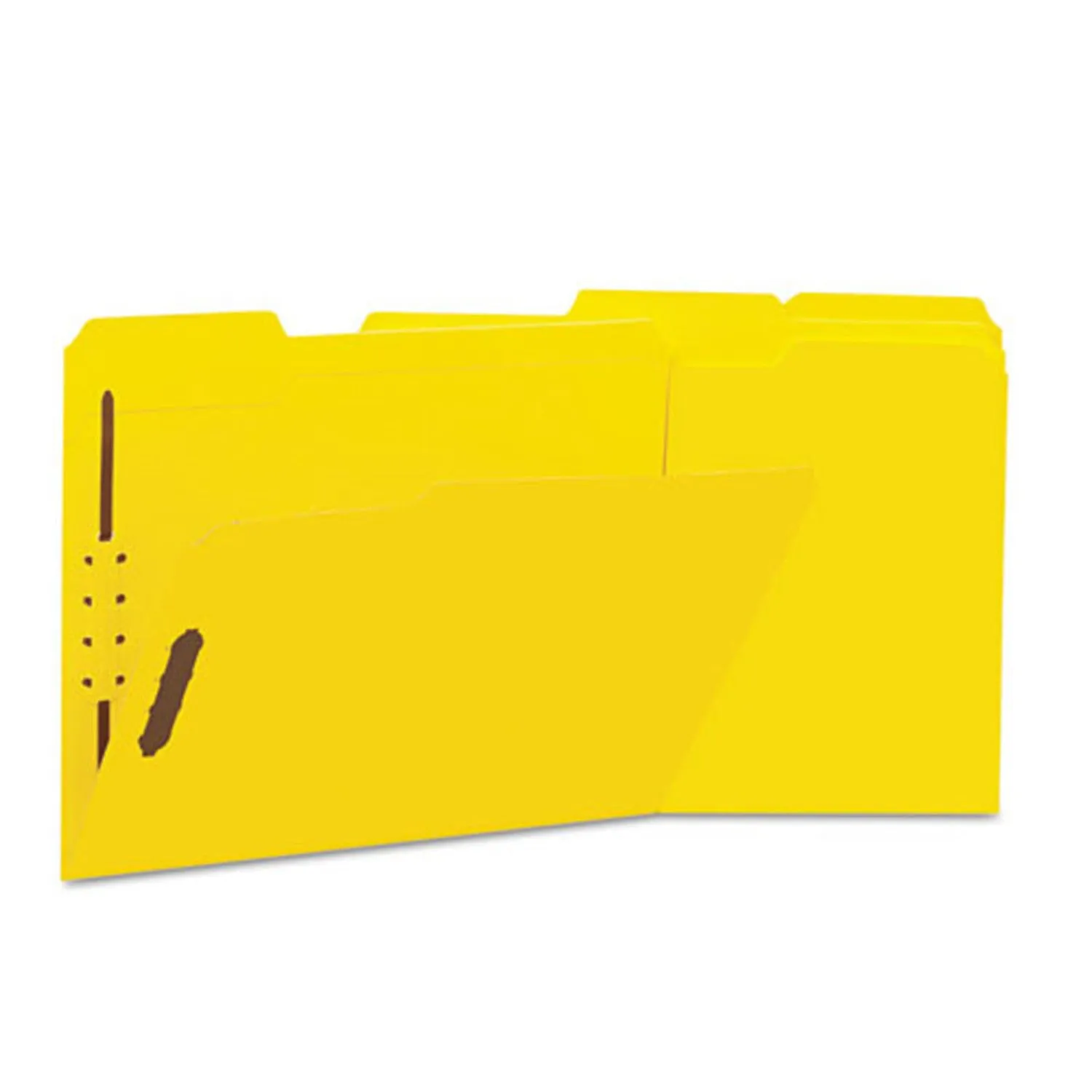 Reinforced Top Tab File Folders w/ Fastener, 3rd-Cut (box of 50)