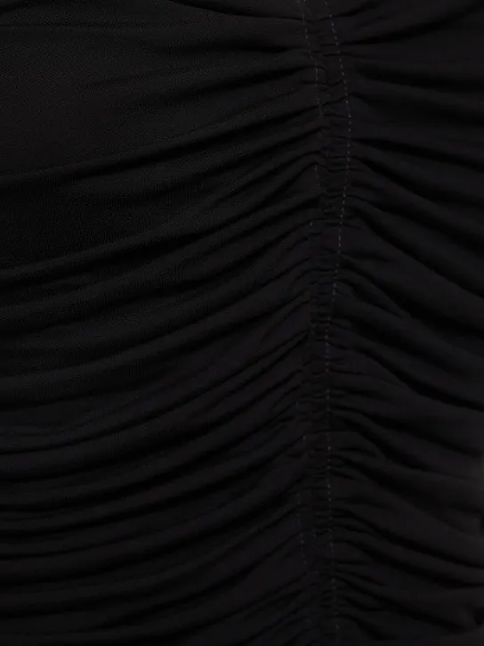 Saint Laurent   Sleeveless viscose bustier top 
