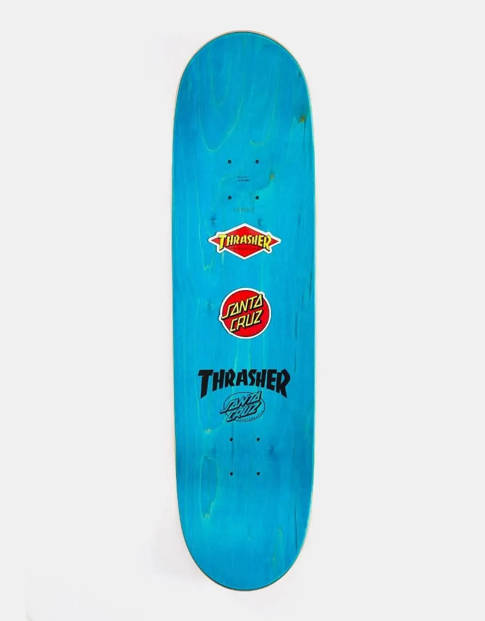 Santa Cruz x Thrasher Screaming Flame Logo Skateboard Deck - 8.5"