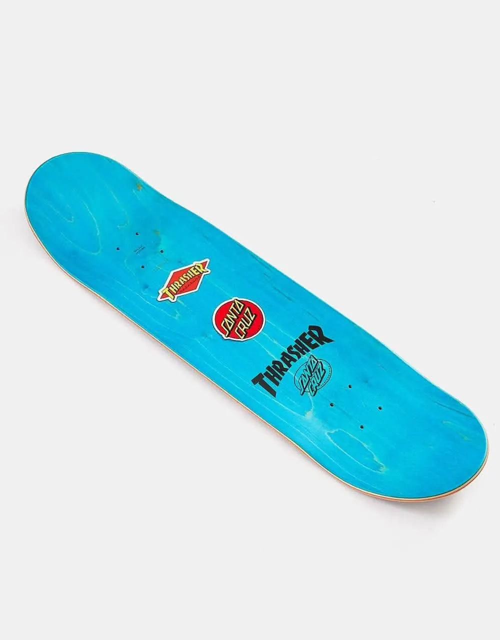 Santa Cruz x Thrasher Screaming Flame Logo Skateboard Deck - 8.5"