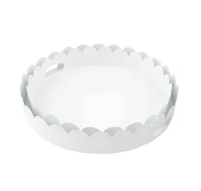 Scalloped Metal Trays