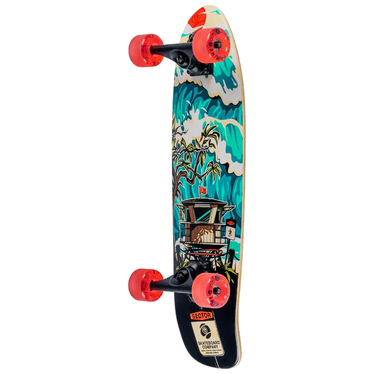 Sector 9 Bambino Shorebreak 26.5" Skateboard Complete