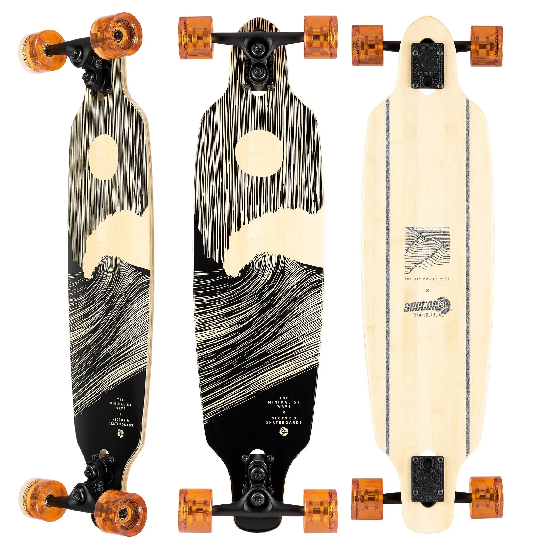 Sector 9 Shoots Full Moon Longboard Complete - 8.7″