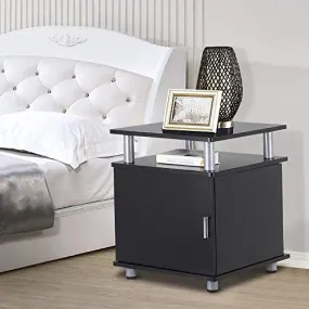 Set of 2 Night Stand End/Bedside/Coffee Tables with Storage Pair Bedroom Living Room Table Furniture