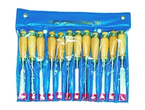 SINOART Wood carving chisel set - (SFT042)