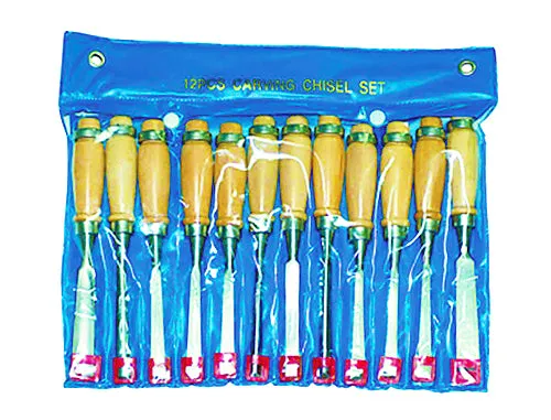 SINOART Wood carving chisel set - (SFT042)