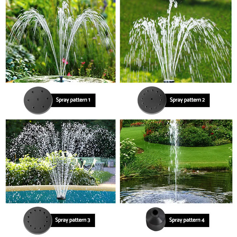 Solar Pond Pump Water Fountain Outdoor Powered Submersible Filter 4FT