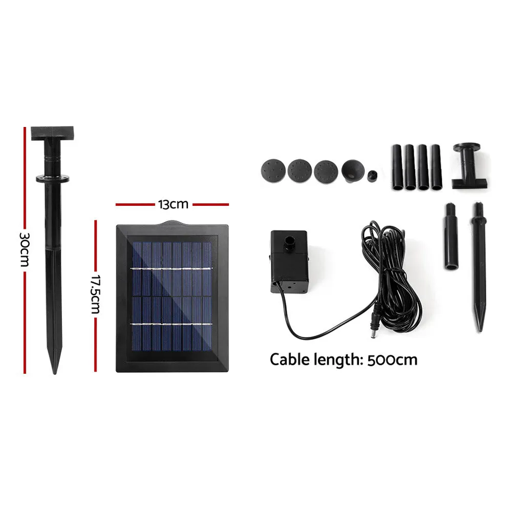 Solar Pond Pump Water Fountain Outdoor Powered Submersible Filter 4FT