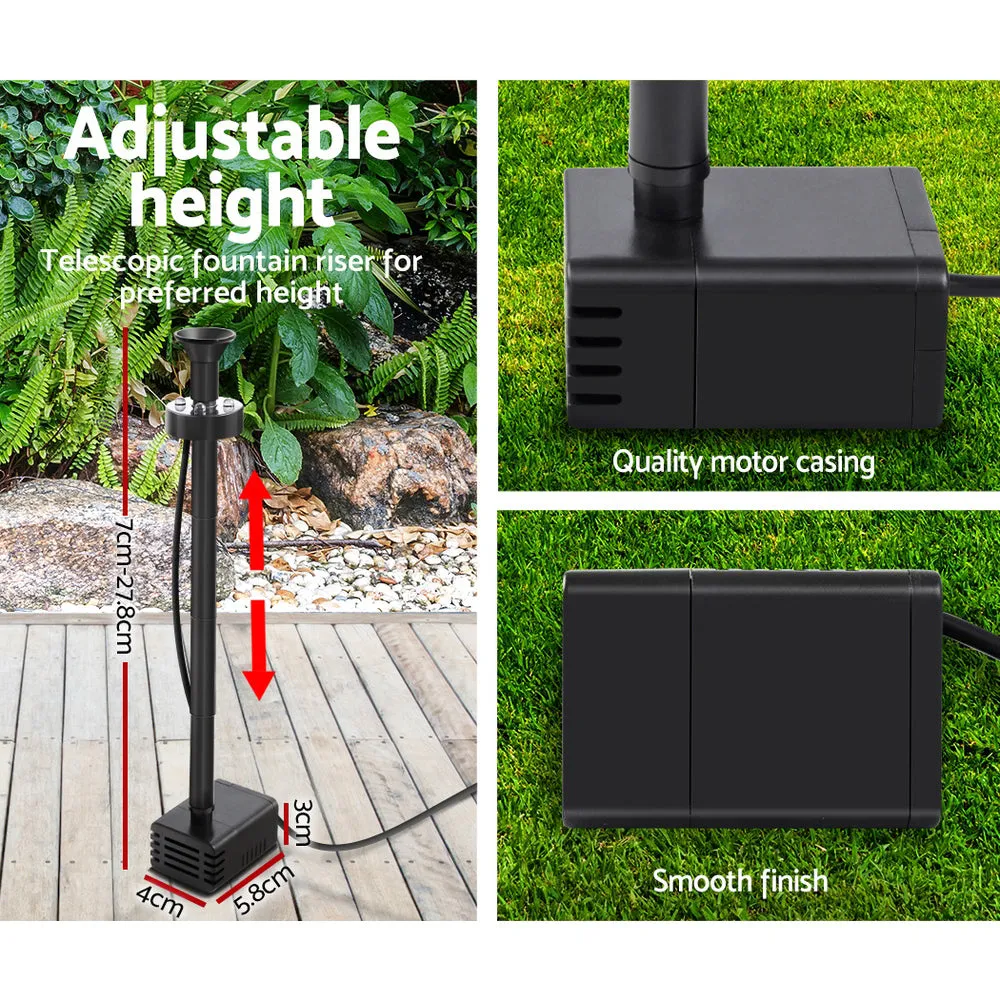 Solar Pond Pump with Battery Kit Solar Powered Garden Water Fountain