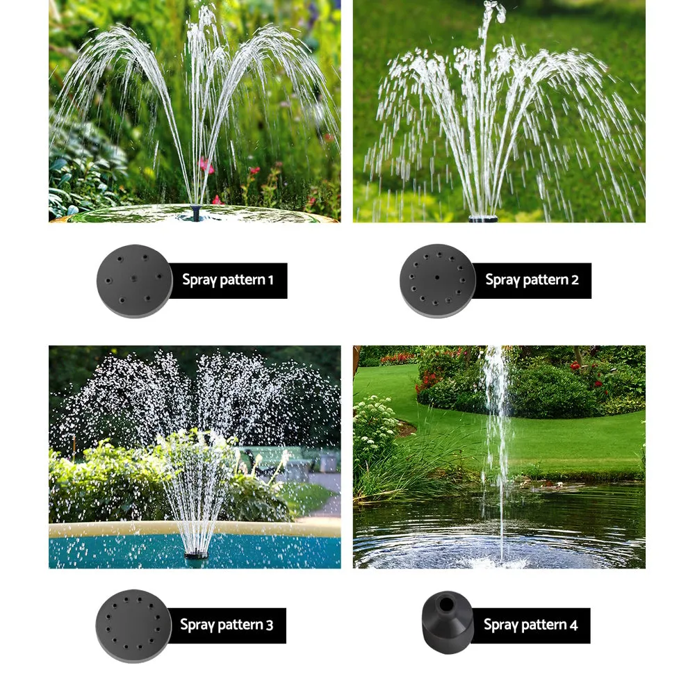 Solar Pond Pump with Battery Kit Solar Powered Garden Water Fountain