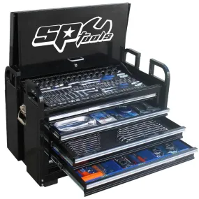 SP Tools SP50115 406 Piece Metric & SAE 7 Drawer Black Field Service Tool Box Kit