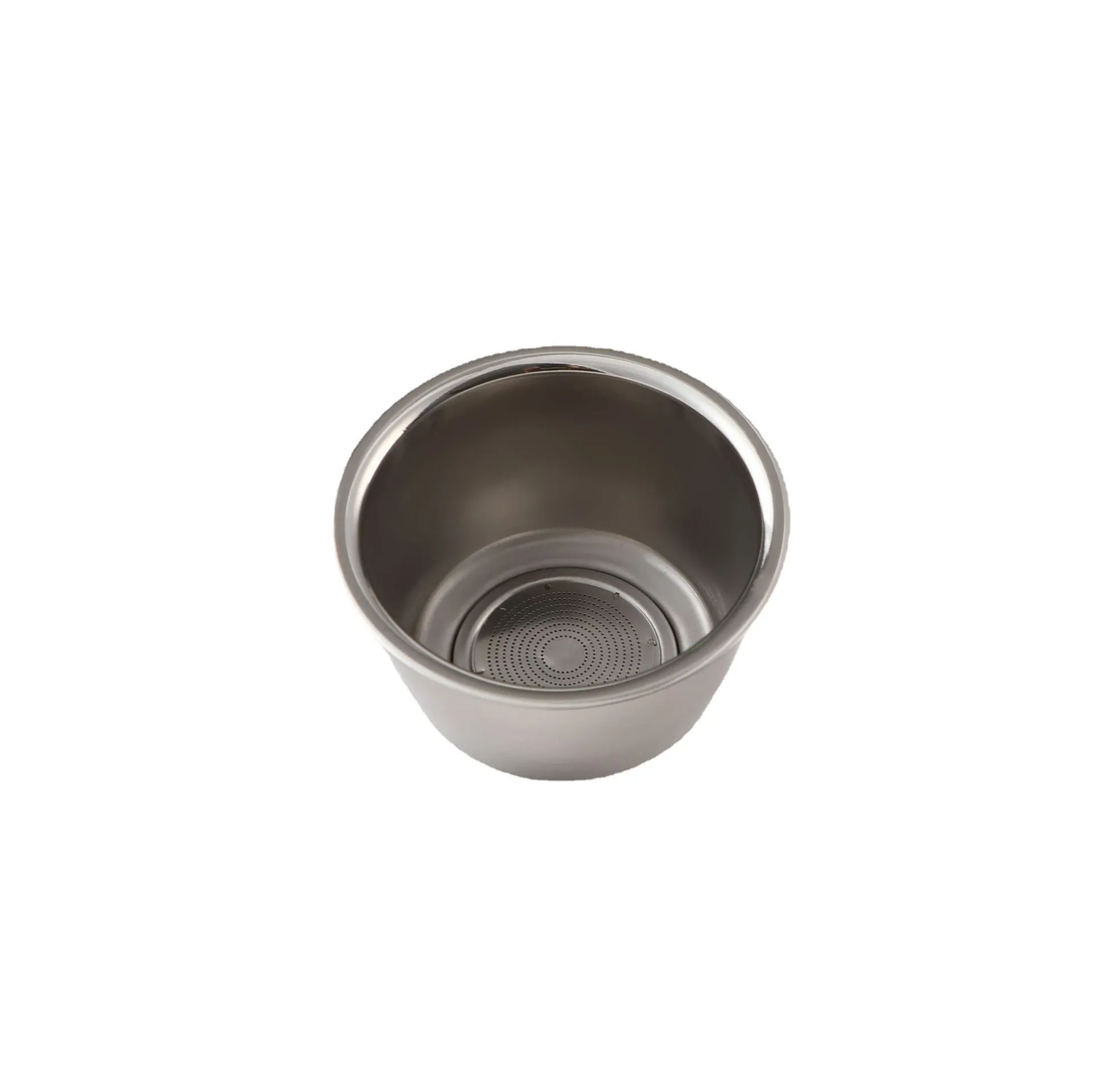Stainless Steel Refillable Capsules And 100 Lids for Nespresso