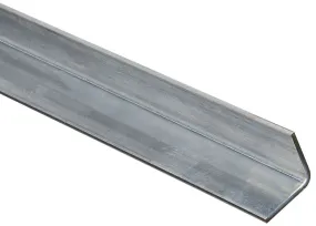 Stanley Hardware 4010BC Series N179-952 Angle Stock, 1-1/4 in L Leg, 36 in L, 0.12 in Thick, Steel, Galvanized :EA: QUANTITY: 1