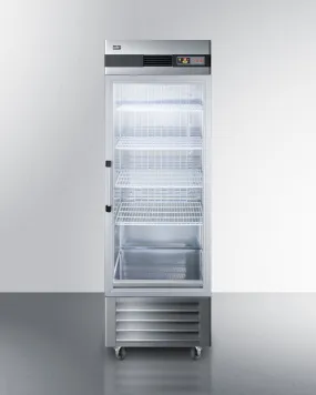 Summit 23 Cu.Ft. Glass Door Reach-In Refrigerator - SCR23SSG