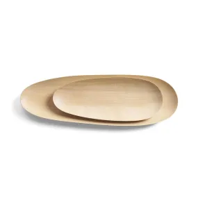 Sycamore Thin Oval Trays - Set Of 2
