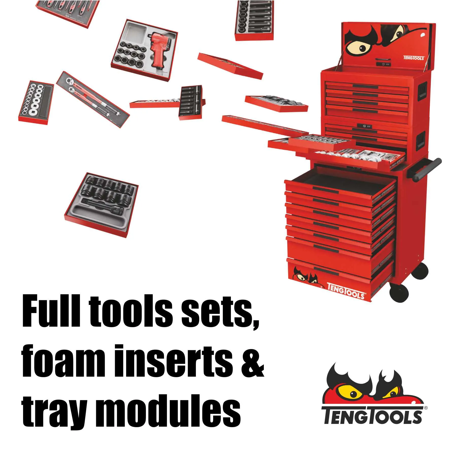Teng Tools - Tool Sets - Trays - Foam Inserts