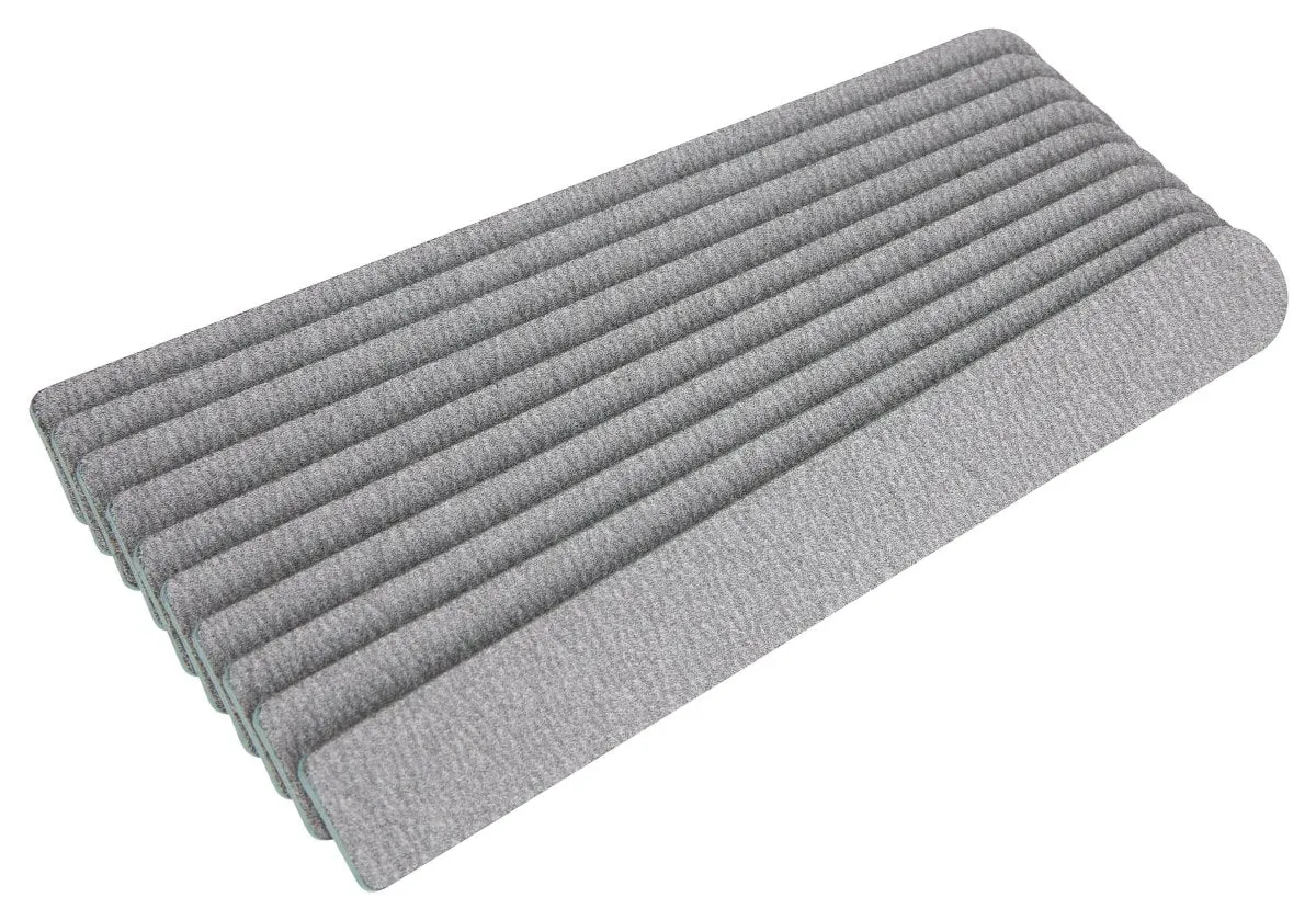 The Edge Nails Zebra Electra 100/180 Cushioned File 10 Pack