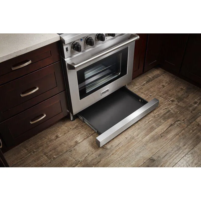 Thor Kitchen 30 in. Natural Gas Range & 30 in. Range Hood Appliance Package
