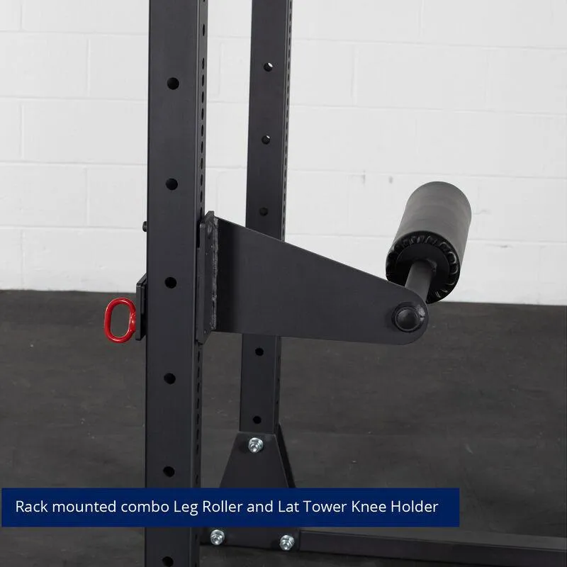 Titan Rack Mount Leg Roller and Lat Tower Knee Holder