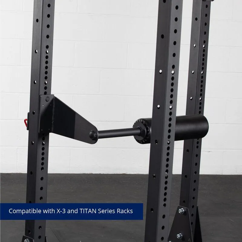 Titan Rack Mount Leg Roller and Lat Tower Knee Holder