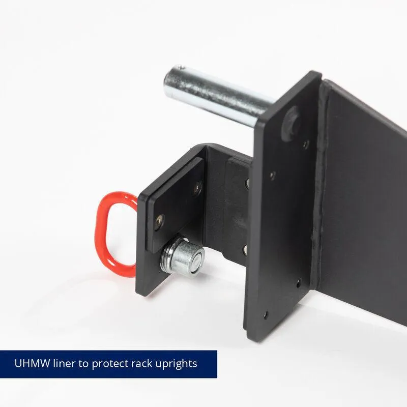 Titan Rack Mount Leg Roller and Lat Tower Knee Holder