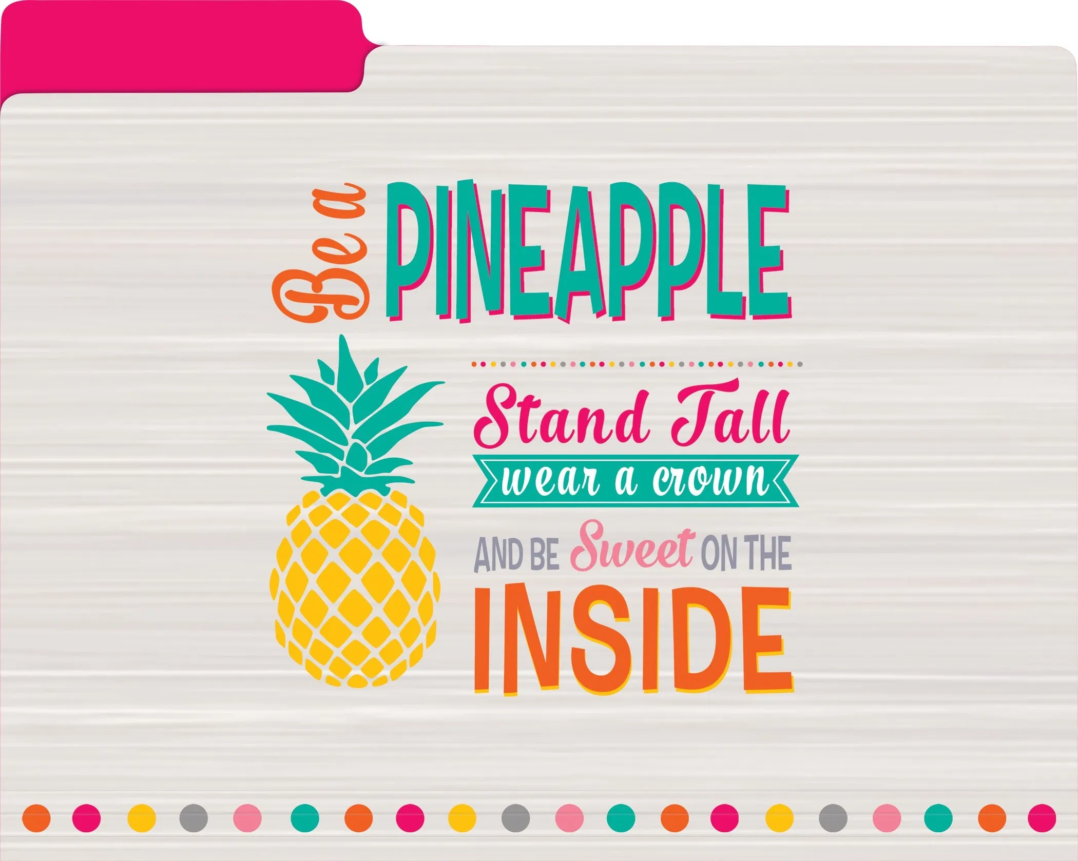 Tropical Punch File Folders