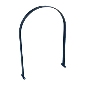 U-Shaped Industrial Metal Bike Rack for Sidewalks (Galvanized)