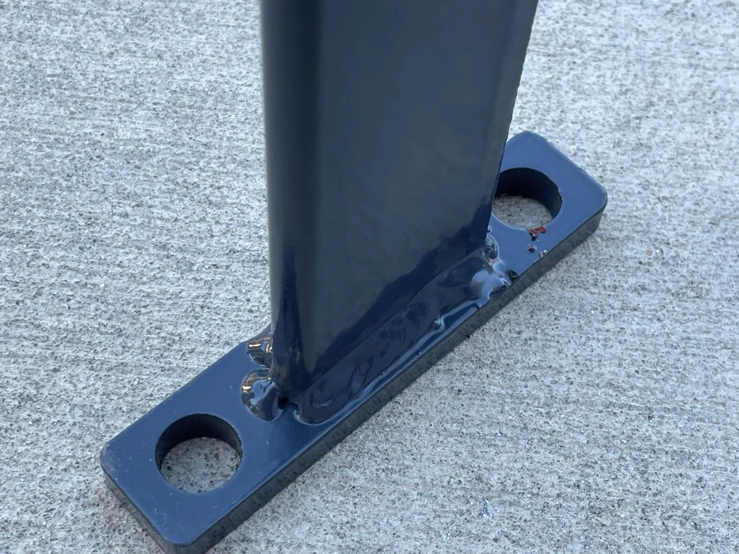 U-Shaped Industrial Metal Bike Rack for Sidewalks (Galvanized)