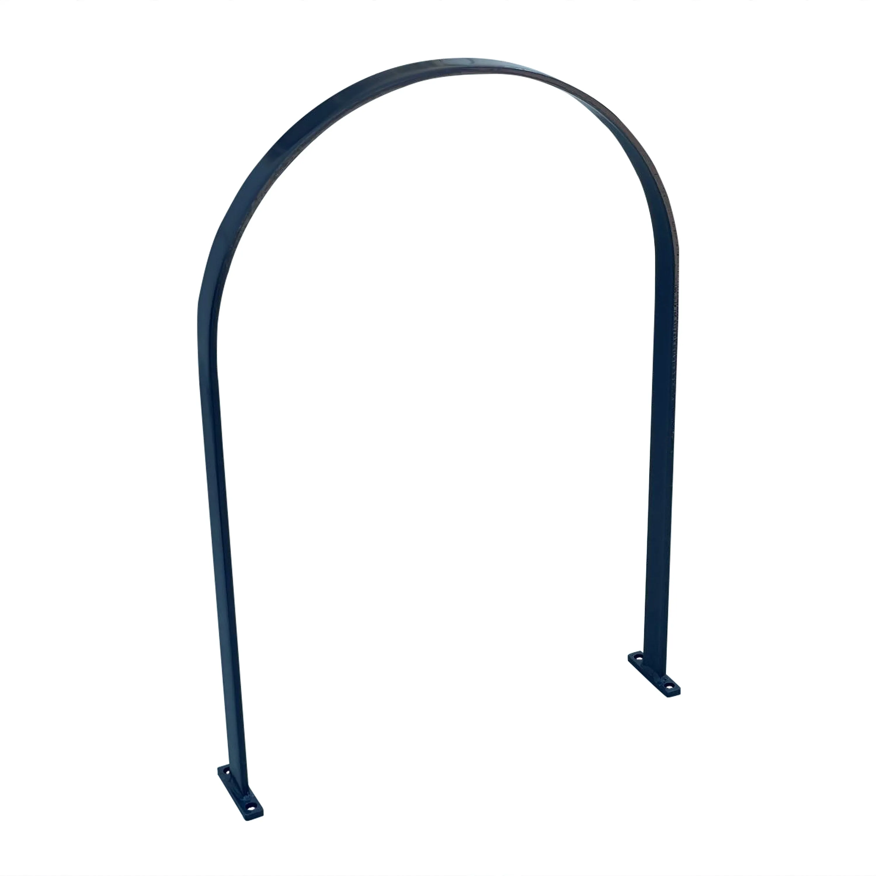 U-Shaped Industrial Metal Bike Rack for Sidewalks (Galvanized)